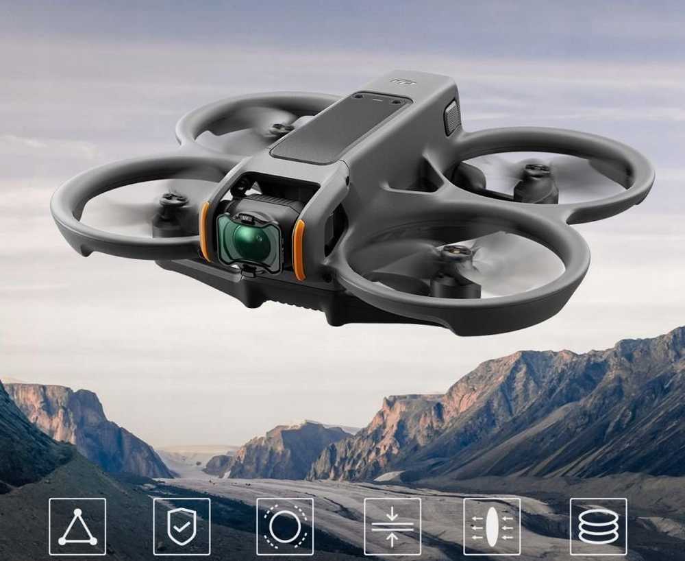 Kf UV apsauginis filtras Mc Nano-x Ultraviolet, skirtas DJI Avata 2 K&f Concept / Kf01.2698