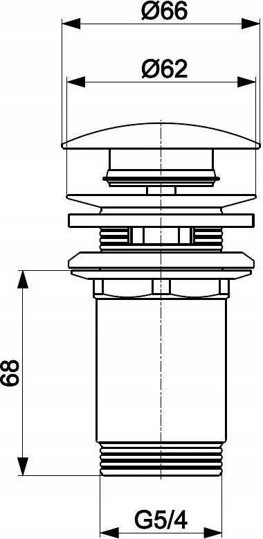 KFA CLICK-CLOCK plovimo kanalizacija, DIDELIS, SU PERPILDYMA, Juodas