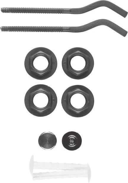 Armatura_Kra Radiatorių laikiklių komplektas KFA Anthracite 1"x 1/2"