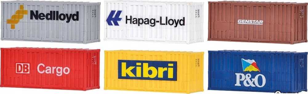 Kibri 10924 H0 20 konteineris 1 vnt.