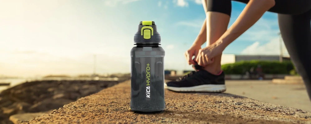 Feiyu Tech Sportinė gertuvė KiCA Hydro+ 1000 ml (Juoda)
