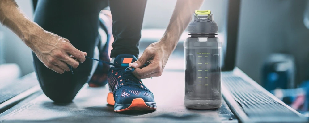 Feiyu Tech Sportinė gertuvė KiCA Hydro+ 1000 ml (Juoda)