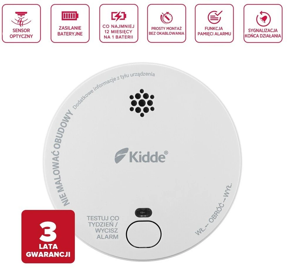 Carbon monoxide detector K5CO + smoke detector 2030-DSR3 KIDDE