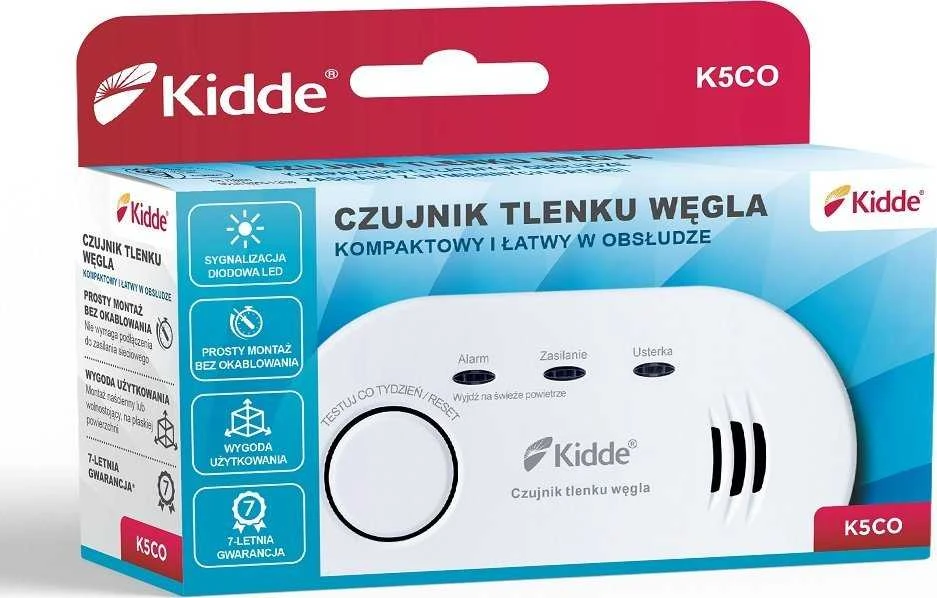 Anglies monoksido jutiklis Kidde K5CO
