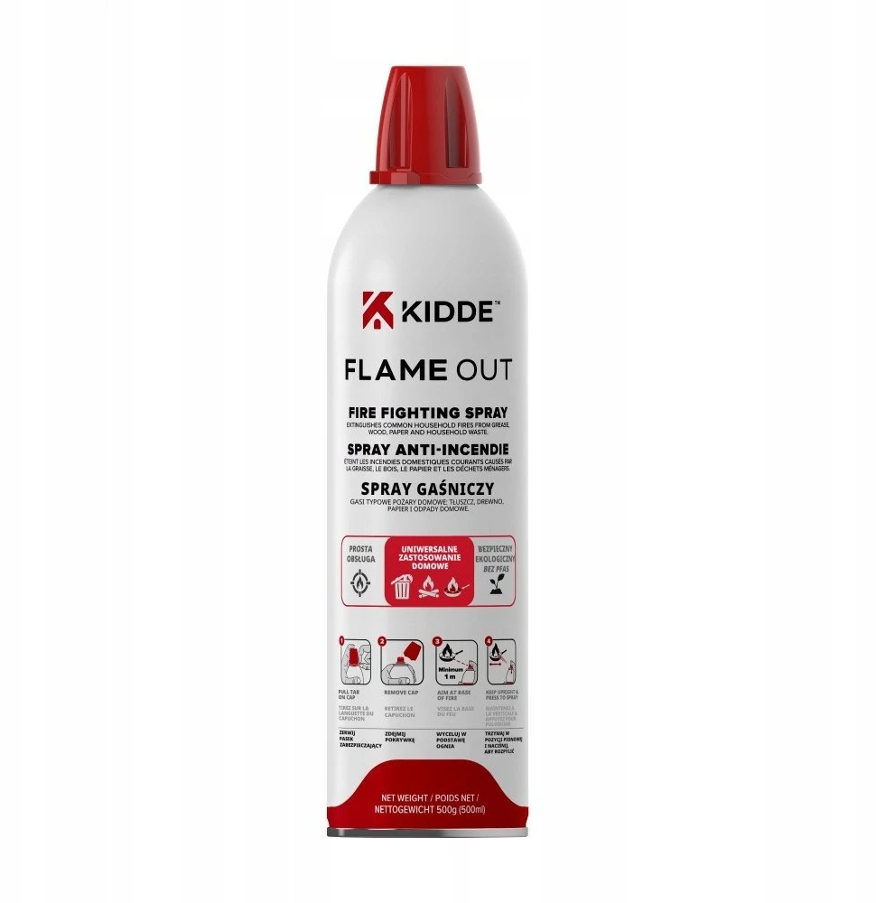 KIDDE FlameOut gesinimo purškiklis 500 ml