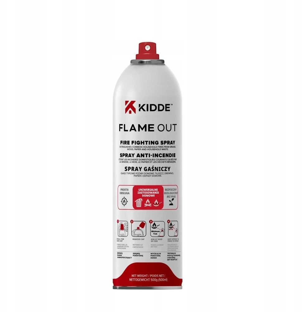 KIDDE FlameOut gesinimo purškiklis 500 ml
