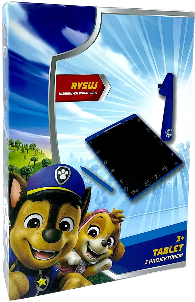Psi Patrol Paw Patrol planšetė su projektoriumi, rožinė