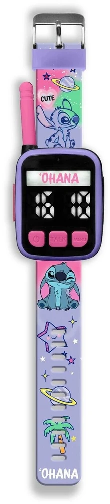 Kids Licensing KIDS 2x Walkie Talkie Krótkofalówka Laikrodis Na Rękę 2w1 Lilo I Stitch Dla Dzieci / Las40065 (SB12383)
