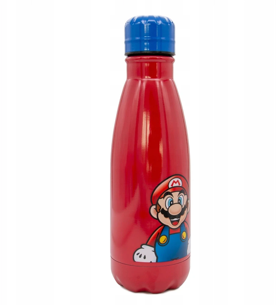 Gertuvė Kids Licensing VAIKAMS Bidon Super Mario 540 ml aliuminis butelis originalus Pyramid Mario Bros / MDB28036 (SB12102)