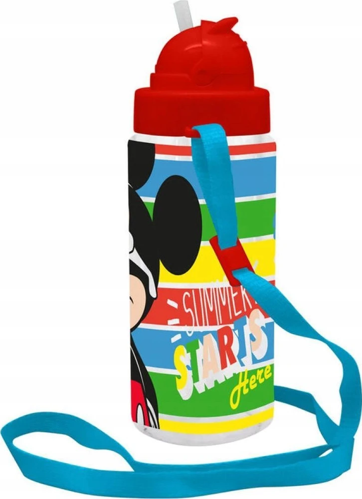 Kids Euroswan Hiszpania Vandens buteliukas 500 ml su dirželiu Mickey 840357 Vaikams Euroswan