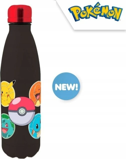 Kids Euroswan Hiszpania Kids Euroswan Buteliukas na wodę nerūdijantis plienas 500ml Pokemon PK00024
