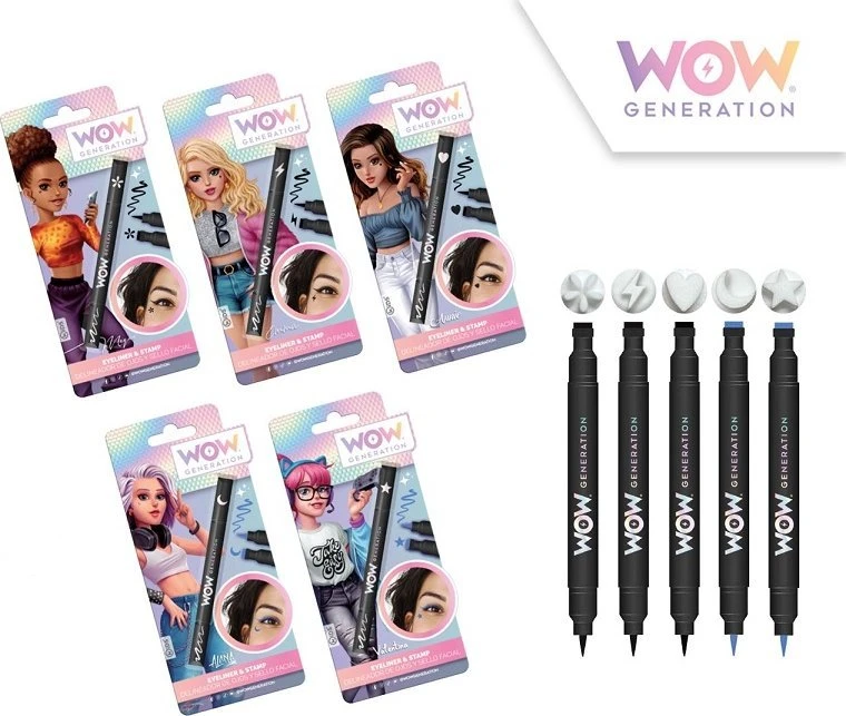 WOW GENERATION akių kontūro pieštukas su anspaudu, WOW00015