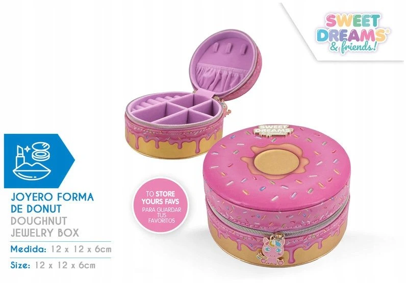 Kids Euroswan Dėžutė vaikų papuošalams Donut formos