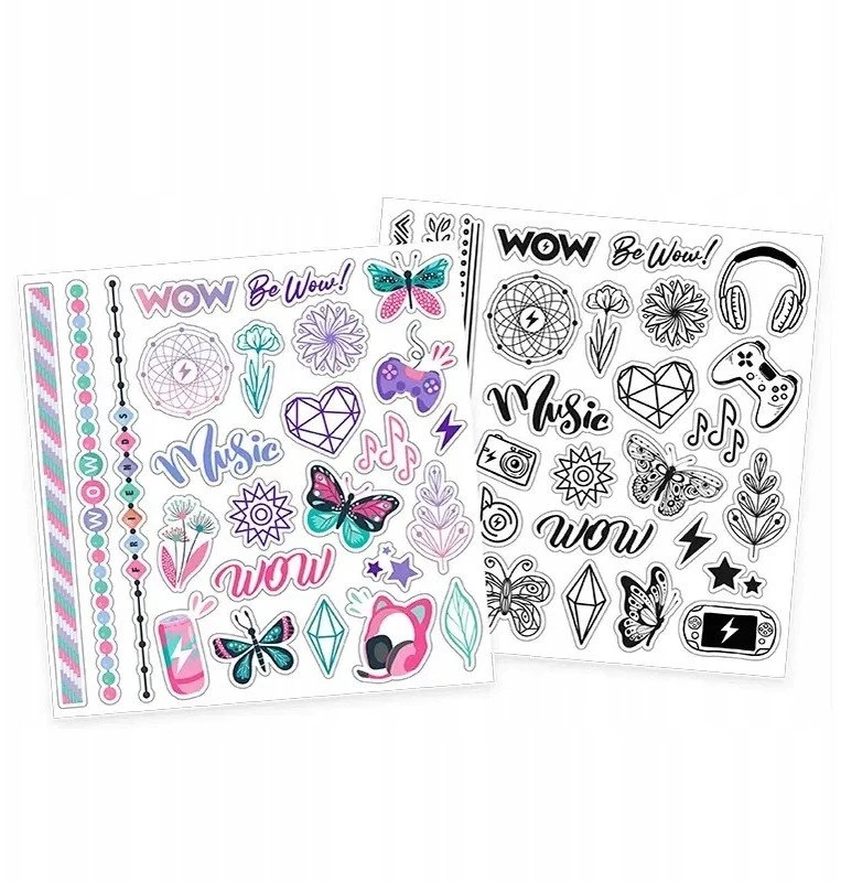 Kids Euroswan Vaikams skirtas „Euroswan“ – „Rinkinys Tattoos WOW“ licencijuoti aksesuarai