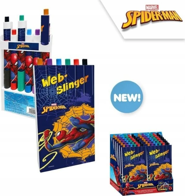 Kids Euroswan Hiszpania Vaikams Euroswan Rinkinys 6 Spiderman Pens SP50058