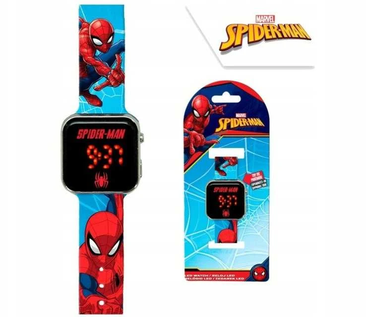 Išmanusis laikrodis Kids Euroswan Skaitmeninis Laikrodis Led Skaitmeninis Dziecięcy Dla Dzieci Spiderman Spider-man / Spd4987