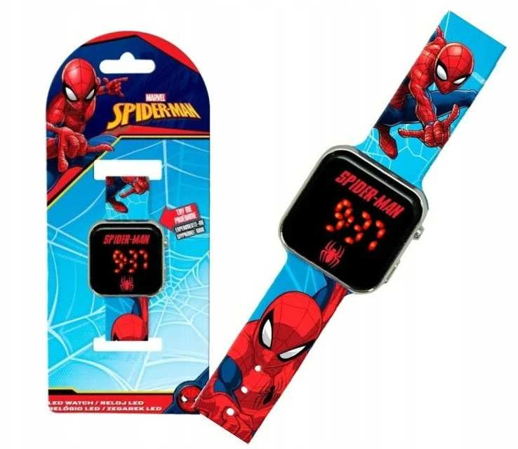 Išmanusis laikrodis Kids Euroswan Skaitmeninis Laikrodis Led Skaitmeninis Dziecięcy Dla Dzieci Spiderman Spider-man / Spd4987