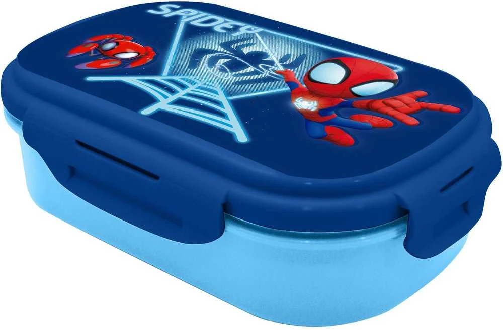 Kids Euroswan Hiszpania Vaikams Euroswan priešpiečių dėžutė Priešpiečių dėžutė vaikams Mokyklai Žmogus-voras Spidey ir draugai / Sp50100 / Spidey ir super draugai