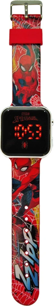 Kids Euroswan Spiderman LED laikrodis