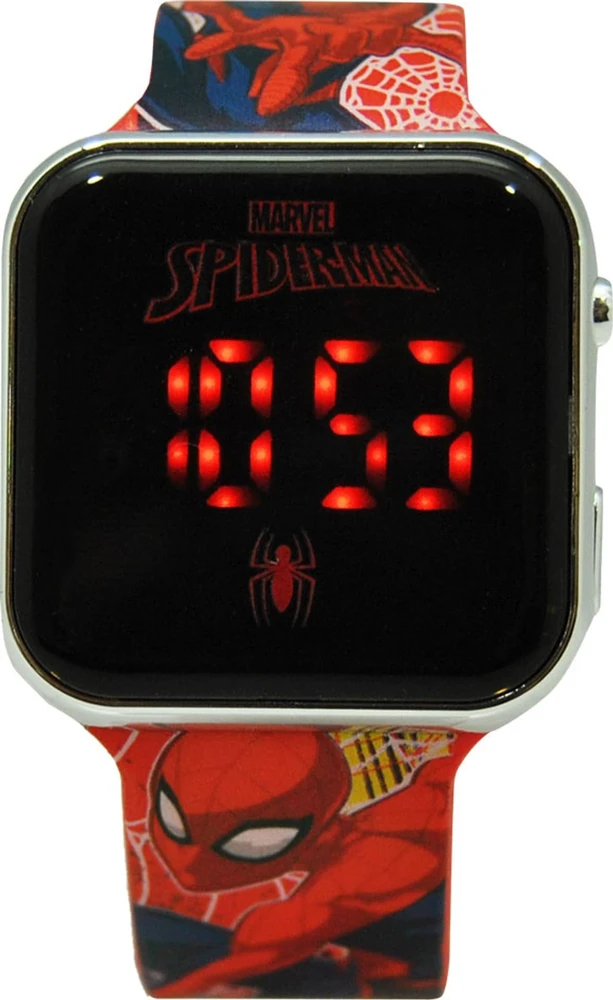 Kids Euroswan Spiderman LED laikrodis