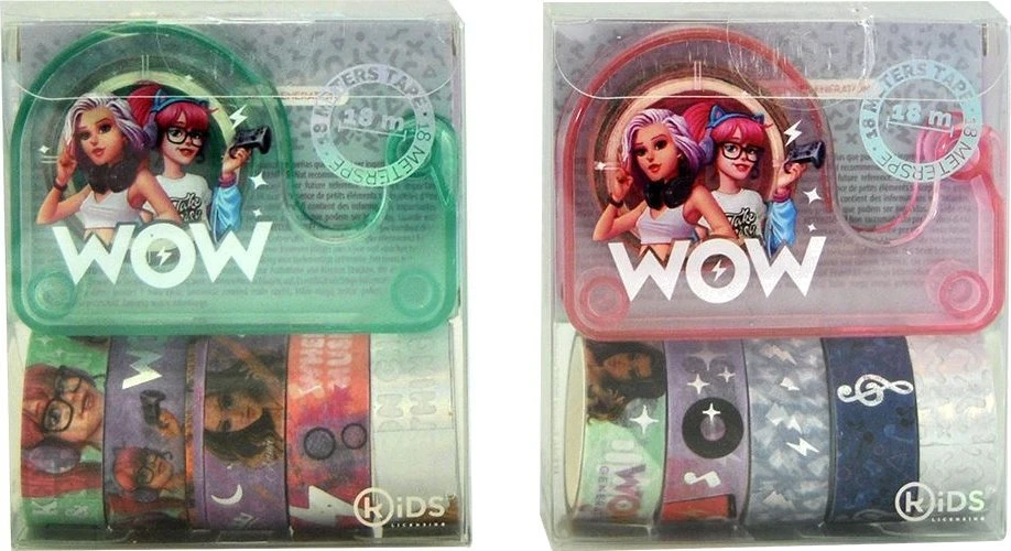 Bigbuy Fun „WOW Generation“ – dekoratyvinės „Washi“ juostos (WOW00050-050-CDU)