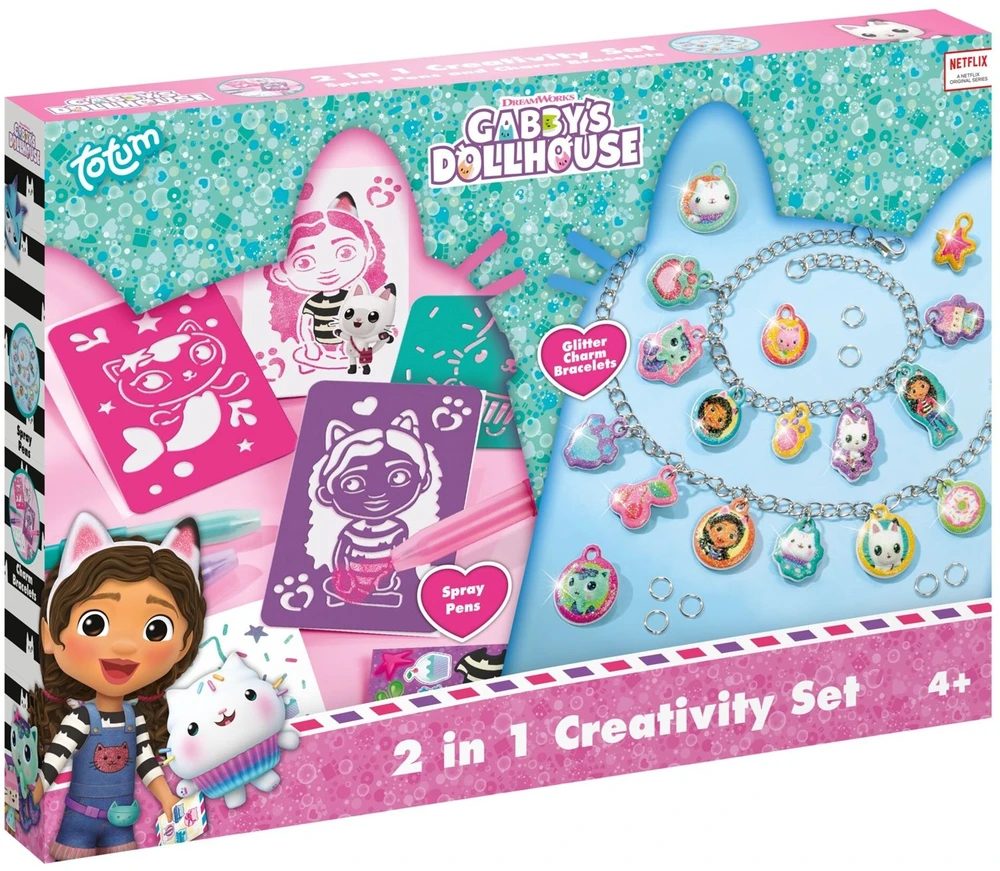 Kids Euroswan TOTUM GABBY'S DOLLHOUSE 2 in 1 kūrybinis rinkinys, 420397
