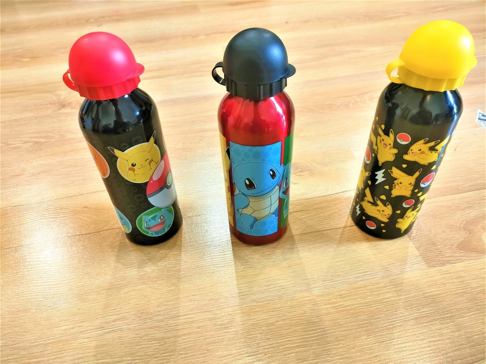 Kids Euroswan Hiszpania Kids Euroswan Vaikiškas aliumininis buteliukas „Euroswan Pokemon“, 500 ml, PK00014, p12, 3wz
