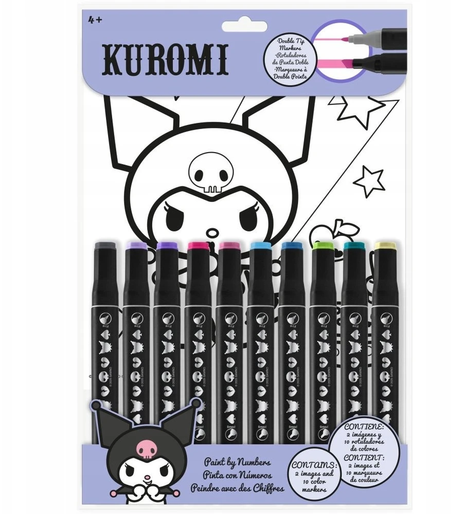 Kids Euroswan – Licenciniai aksesuarai: Tapyba pagal numerius | Kuromi