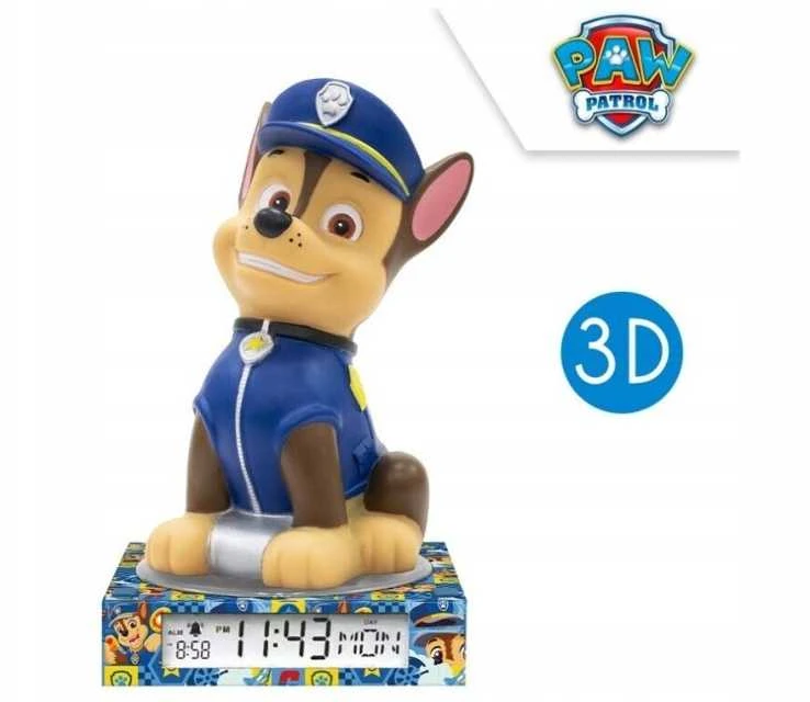 Kids Licensing 3D letenų patruliavimo CHASE naktinė lempa