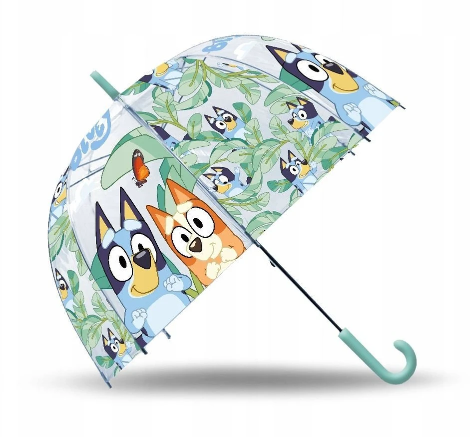 Kids Euroswan - Akcesoria licencyjne Vaikiškas skėtis nuo lietaus Bluey Mėlyna I Bingo / By00014
