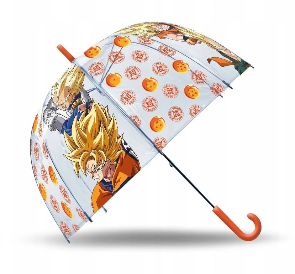 KIDS VAIKAMS Vaikiškas skėtis, skėtis vaikui, vaikams, nuo lietaus, Dragon Ball / Db00013 (SB11664)
