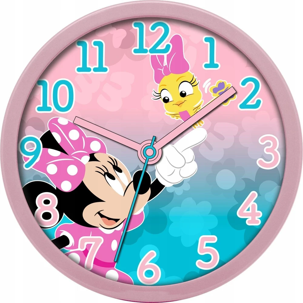 KIDS VAIKIŠKAS Sieninis Laikrodis 25cm Vaikams / Minnie Mouse / Mn3075