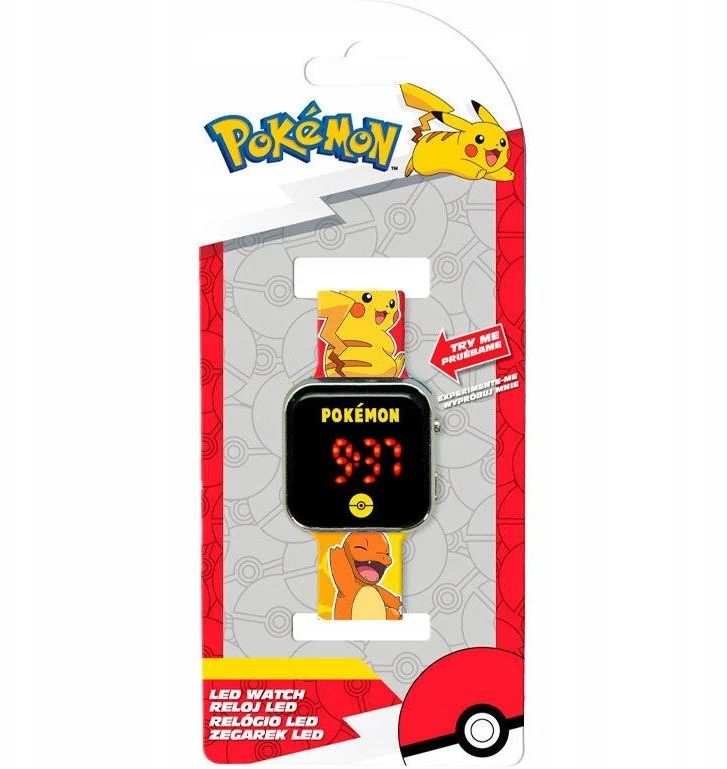Zegarek Laikrodis Pokemon LED laikrodis