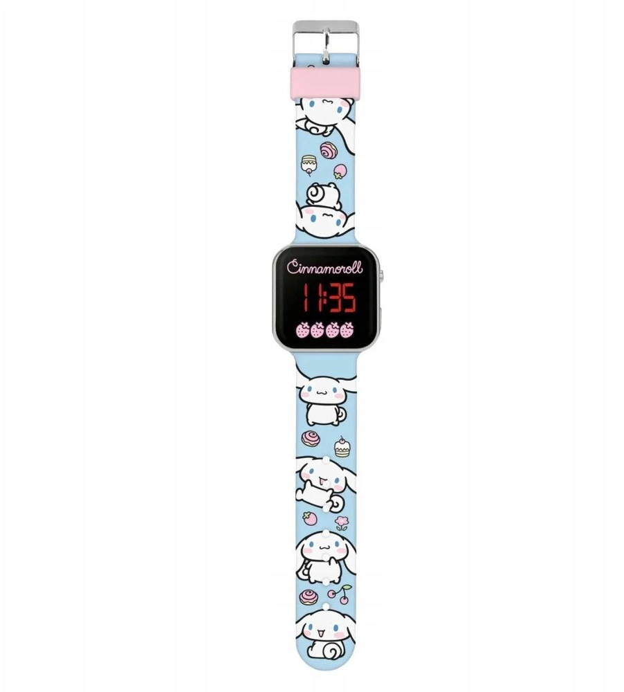 Išmanusis laikrodis KIDS Skaitmeninis Laikrodis Led Skaitmeninis Dziecięcy Dla Dziecka Hello Kitty Cinnamoroll / Cin0001