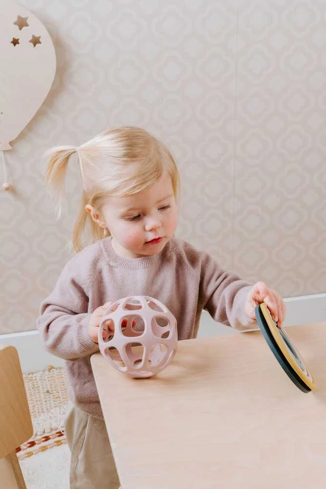 Babys Only Kids2 Naujiena! Vienintelis kūdikio silikoninis kramtukas 0+ Sena rožinė BO-860.862.007.50
