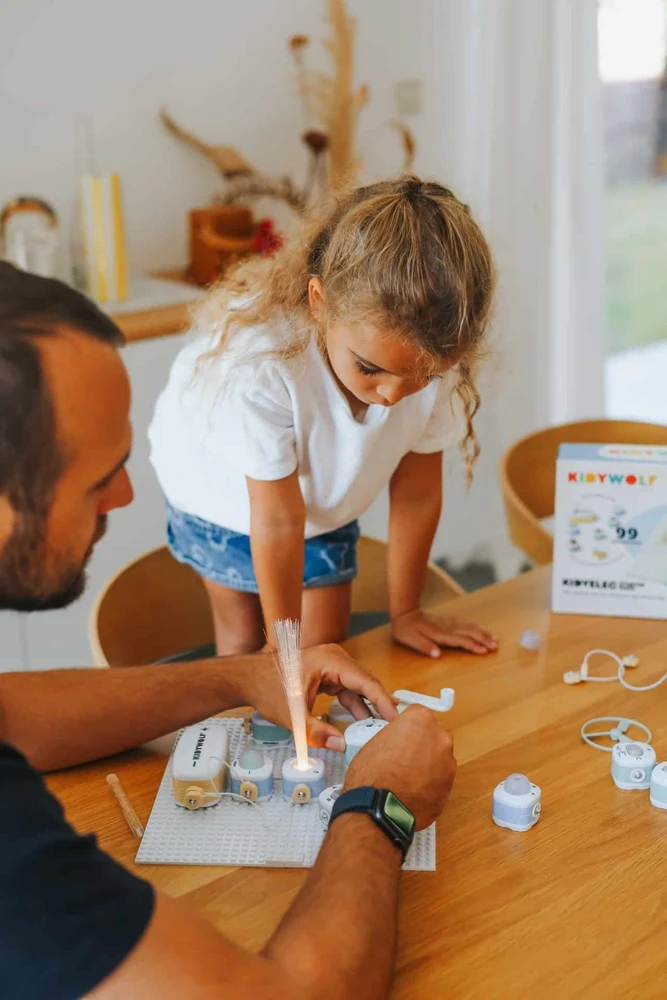 KIDYWOLF edukacinis elektronikos konstruktorius vaikams KIDYELEC STARTER
