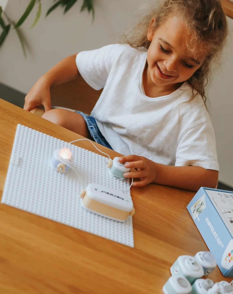 KIDYWOLF edukacinis elektronikos konstruktorius vaikams KIDYELEC STARTER