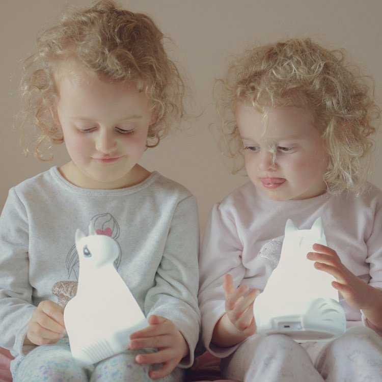 Kidywolf Nightlight Dino su spalvos pasikeitimu 15cm
