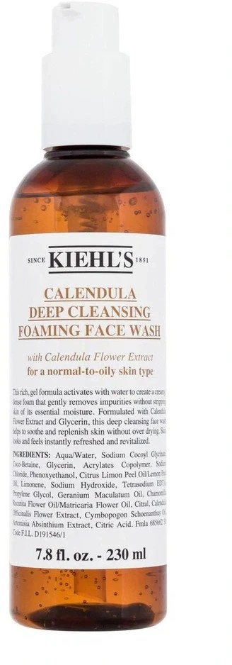 Kiehl's Kiehl´s Calendula giliai valomasis gelis (Deep Clean sing putojantis veido prausiklis) 230 ml