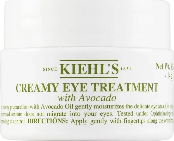 Kiehl´s Kiehl's Creamy Eye Treatment With Avocado maitinantis paakių kremas su avokadu, 14 ml