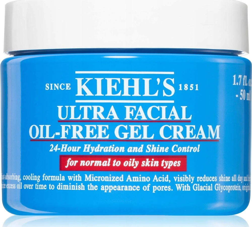 Kiehls Ultra Facial Oil-Free Gel-Kreminis, 50 ml