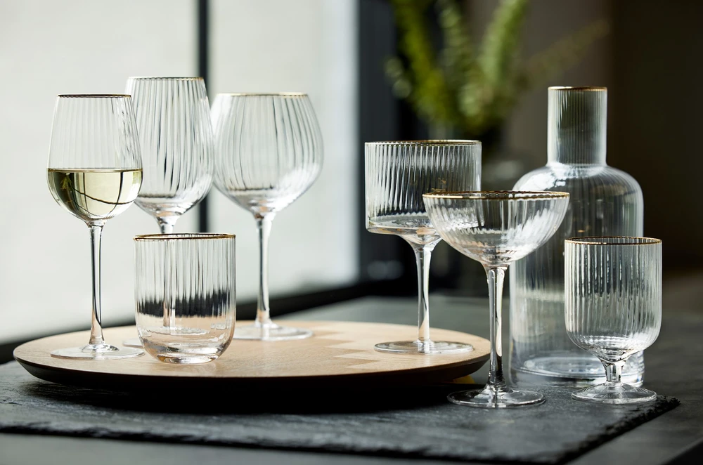 Džino ir toniko taurės LyngBy Glas Palermo Gold