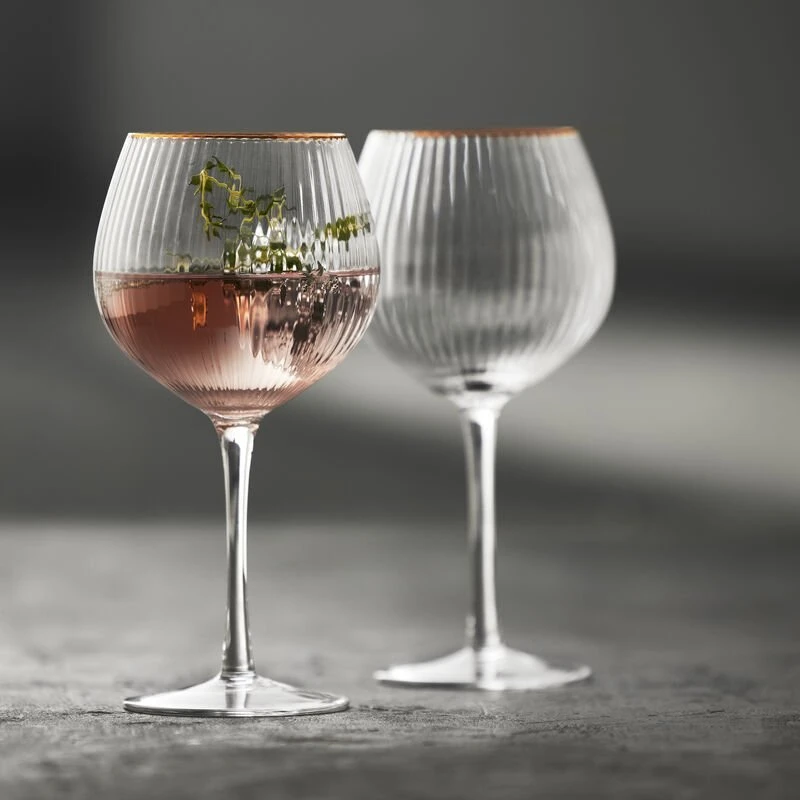 Džino ir toniko taurės LyngBy Glas Palermo Gold