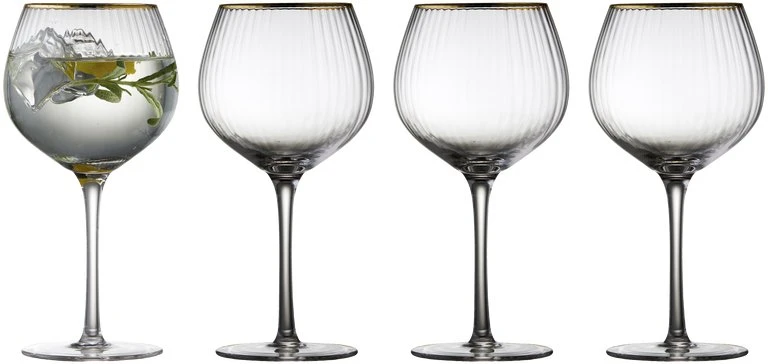 Džino ir toniko taurės LyngBy Glas Palermo Gold