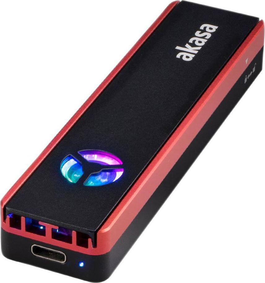 Akasa Vegas SSD Mate, M.2 SATA / NVMe SSD į USB3.2 Gen2
