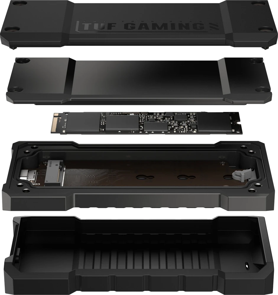 ASUS TUF Gaming A2 SSD korpusas Juodas M.2