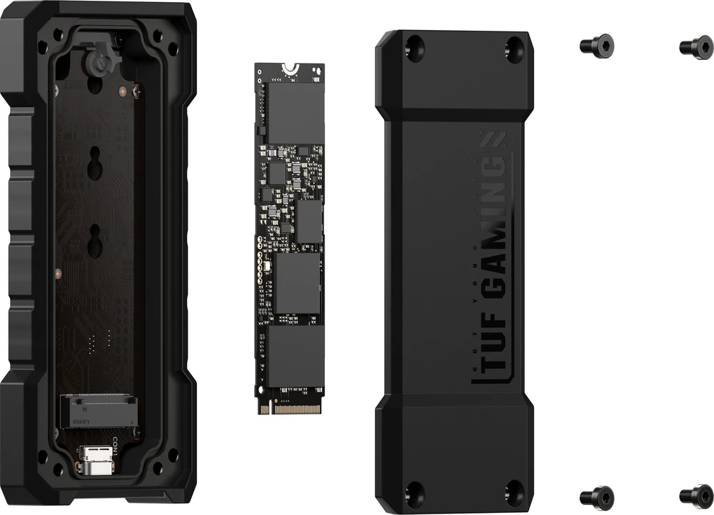ASUS TUF Gaming A2 SSD korpusas Juodas M.2