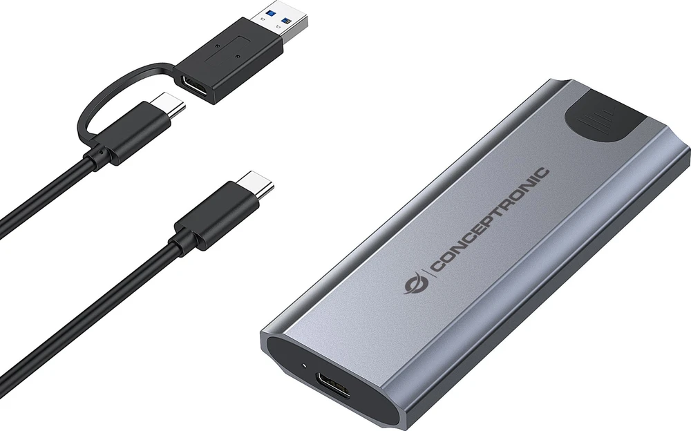 Kieszeń Conceptronic CONCEPTRONIC SSD Gehäuse M-Key M.2 ->M/B+M-Key USB3.2 10Gb/s