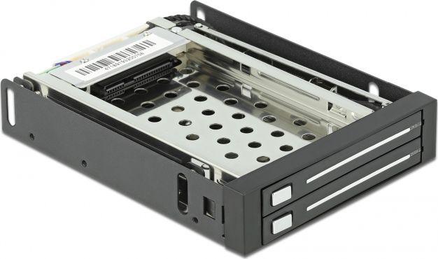 Delock 3,5" nuimamas rėmas 2 x 2,5 SATA HDD
