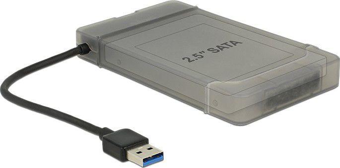 DELOCK konverteris USB 3.0 A tipo kištukas > SATA 6 Gb/s 22 kontaktų su 2,5" apsauginiu dangteliu